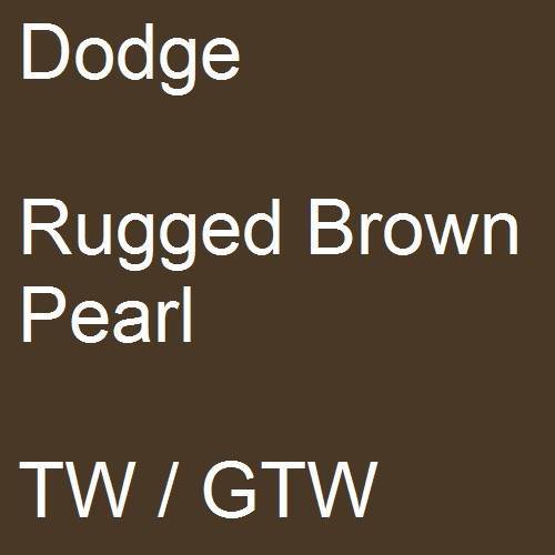 Dodge, Rugged Brown Pearl, TW / GTW.